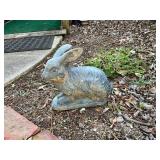 Cast Concrete Rabbit Garden Sculpture