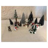 Holiday-Themed Figurines and Miniature Trees Colle