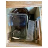 Assorted Glass Bakeware and Lids