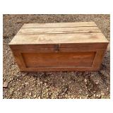 Rustic Wooden Storage Chest