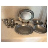 Collection of Pewter Tableware