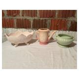 Collection of Three Ceramic Decorative Pieces with