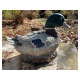 Painted Resin Mallard Duck Garden Ornament