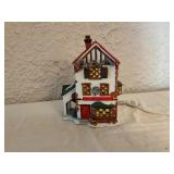 Illuminated Ceramic Christmas Village House