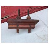 Wooden Plow Plane with Adjustable Arms and Metal F