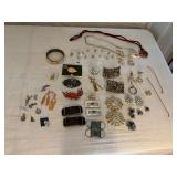 Assorted Costume Jewelry Collection with Mixed Mat
