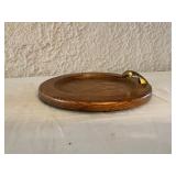 Brass and Copper Angel Figurine Candle Holder with