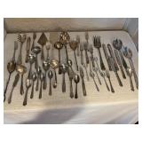 Collection of Silverplate and Mixed-Metal Flatware
