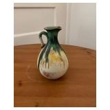 Handmade Ceramic Pitcher with Drip Glaze
