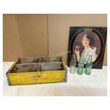 Coca-Cola Crate, Bottles, and Framed Print