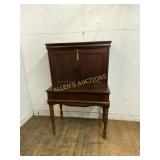 19th Century Drop Front Secretary Desk with Storag