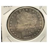 1880 Morgan Silver Dollar in Protective Holder