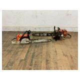 Stihl Gas-Powered Chainsaws Lot of Two