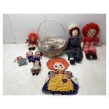 LONGABERGER BASKET AND RAGGIE ANDY AND ANN