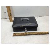 METAL LOCKING CHANGE BOX WITH KEY