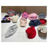 Assorted Collection of 13 Hats in Various Styles a