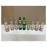 Collection of Vintage Soda Bottles