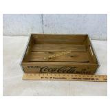 Wood Coca-Cola Bottle Crate with Branding