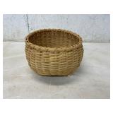 Handwoven Natural Wicker Basket wooden frames