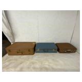 Set of Three Vintage Suitcases