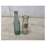 2 BOTTLES (1 IS EMBOSSED PEPSI COLA)