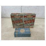 2 SUDS SOAP BOXES SPACE SAVERS LOCKER BOX