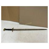 Long Sword with Brass Hilt and Steel Blade