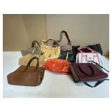 Lot of Designer and Faux-Leather Handbags, Includi