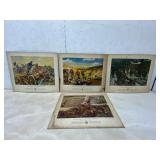 Set Of Four U.S. Army-Themed Prints