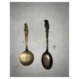 2 EARLY ADVERTISING SPOONS (TONY TIGER MR PEANUT)
