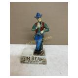 JIM BEAM WHISKEY COWBOY FIGURINE