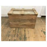 Wooden Crate With Metal Lining