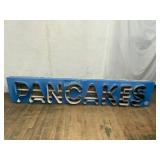 Blue Illuminated Pancakes Sign, 103ï¿½20