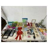 Assorted Craft Supplies and Banner Set