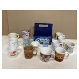 BUDWEISER GLASS,COFFEE CUPS,GLASSES AND BUD L