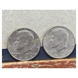 1979 Kennedy Half Dollars, 40% Silver (Pair)