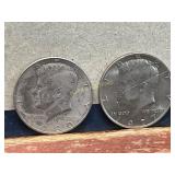 1977 & 1980 Kennedy Half Dollars