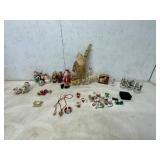 Collection of Christmas Decorations and Ornaments