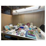 Assorted Craft Supplies and Tools Lot