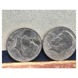 1979 and 1980 Kennedy Half Dollars