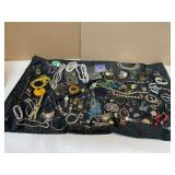 Collection Of Costume Jewelry Assorted Pieces