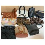 Mixed Lot of Designer and Leather Handbags