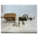 Collection of Vintage Weighing Scale, Engine Model
