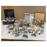 Collection of Crafting and Jewelry-Making Supplies