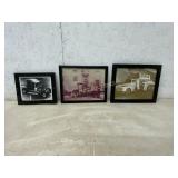 3 FRAMED COCA COLA PRINTS