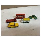 5 METAL ( MATCH BOX AND HOT WHEELS CARS)