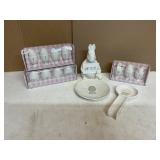 Collection of Ceramic Easter Decor and Dishware