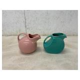 Lot of Two USA-Made Pitchers: California Pottery P