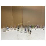 Collection of 22 Branded Beer Pint Glasses