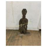 EARLY WOODEN  CARVING